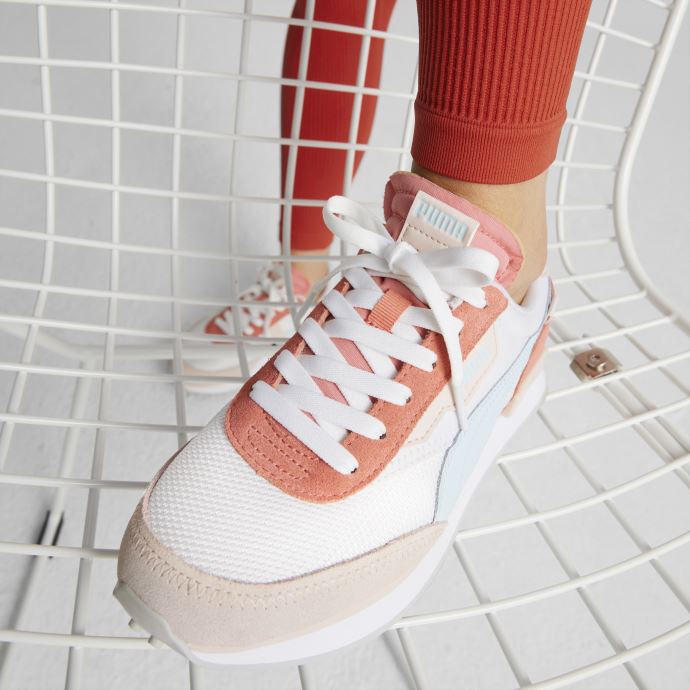 Future Rider Soft Baskets Femme Puma Canada Blanc-rose Oeillet
