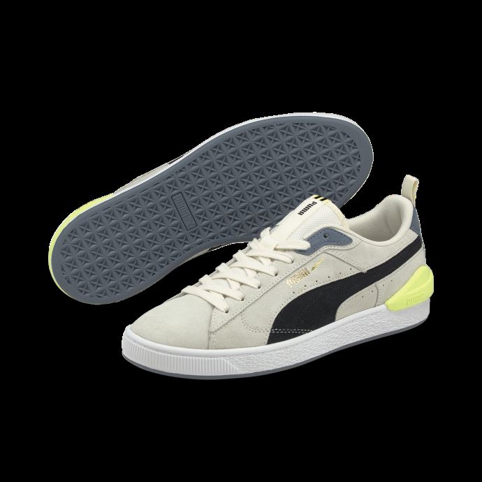 Baskets En Daim Bloc Puma Canada Ivoire Lueur-noir