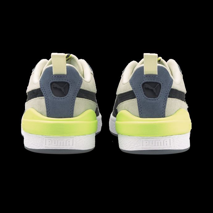 Baskets En Daim Bloc Puma Canada Ivoire Lueur-noir
