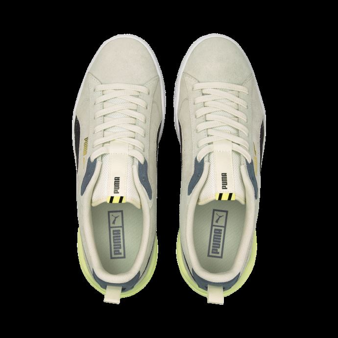 Baskets En Daim Bloc Puma Canada Ivoire Lueur-noir
