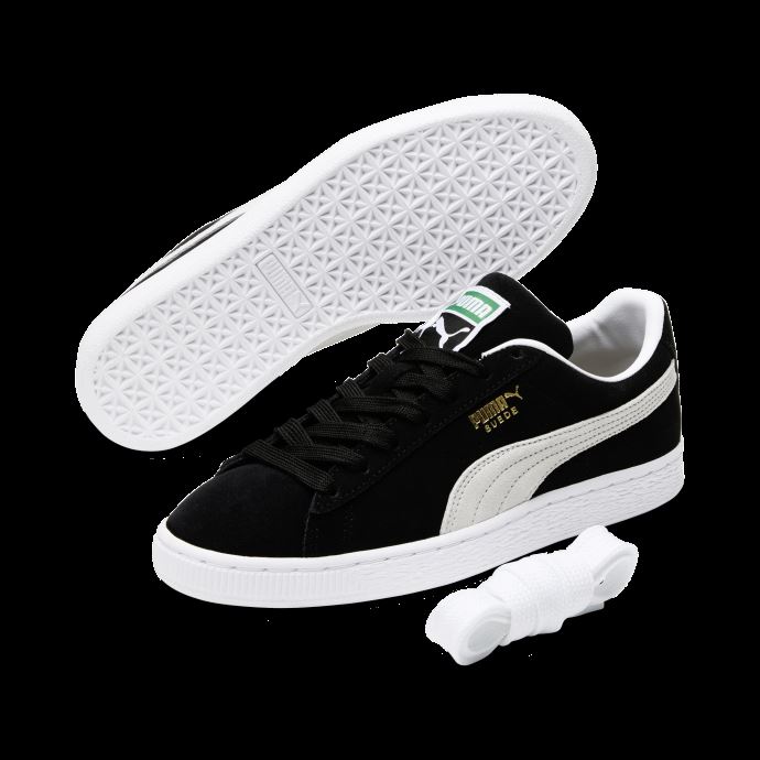 Baskets Classic Xxi En Daim Pour Femmes Noir-blanc Puma Canada