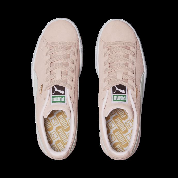 Puma Canada Daim Classic Xxi Baskets Femme Peau De Pêche-blanc
