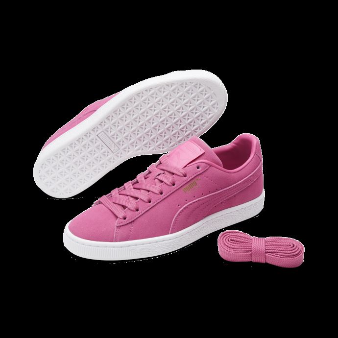 Baskets Classic Xxi En Daim Rose Et Blanc Shocking Puma Canada