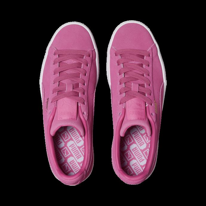 Baskets Classic Xxi En Daim Rose Et Blanc Shocking Puma Canada
