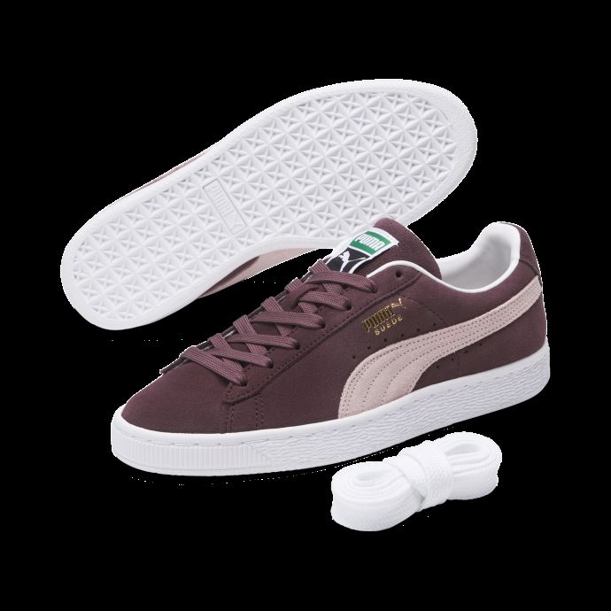 Puma Canada Baskets Classic Xxi En Daim Prune-island Poussiéreuse Pour Femme