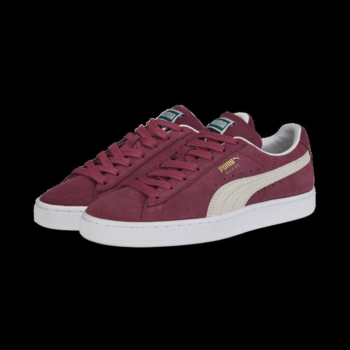 Puma Canada Baskets Classic Xxi En Daim Poussiéreux Orchidée Blanc Immaculé Pour Femme