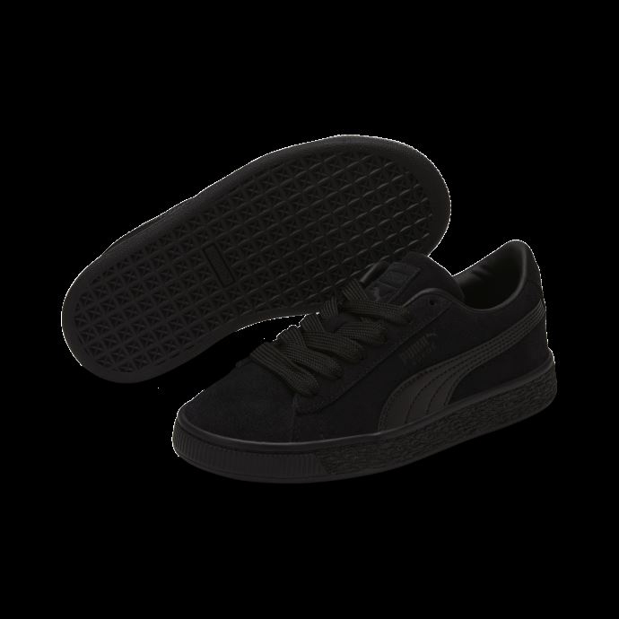 Puma Canada Chaussures Lfs Classiques En Daim Noir Pour Petits Enfants