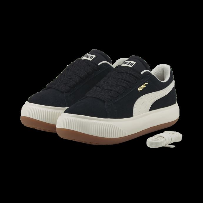 Baskets En Daim Mayu Up Pour Femmes Black-marshmallow-gum 3 Puma Canada