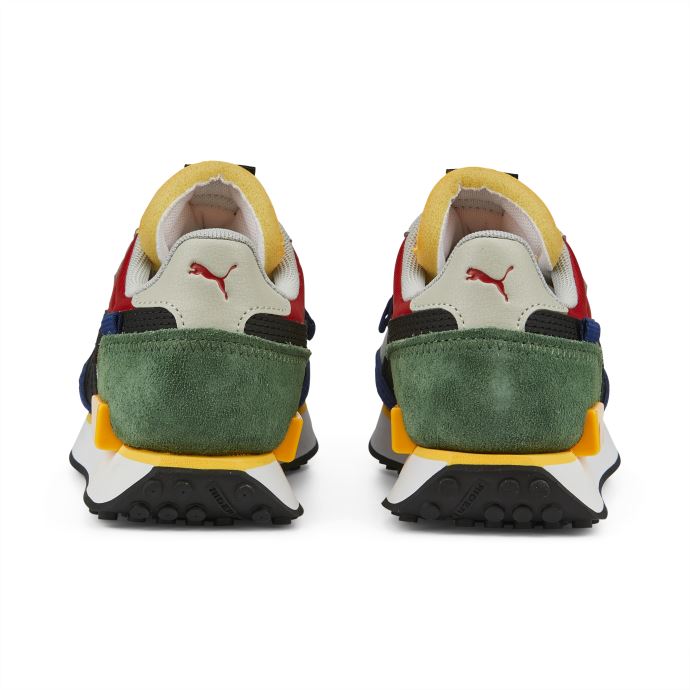 Burnt Rouge-gris Violet-noir Puma Canada Future Rider Splash Baskets Grands Enfants
