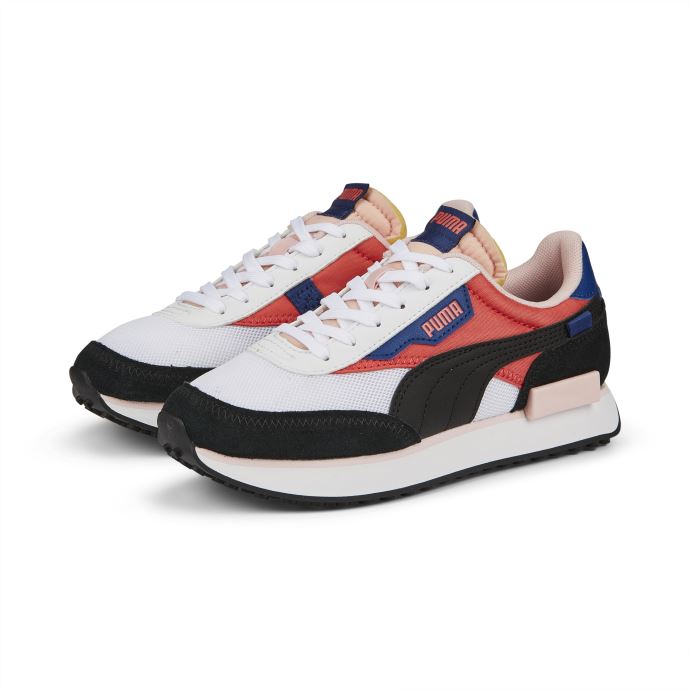 Baskets Puma Canada Future Rider Splash Pour Jeunes Saumon-blanc-noir