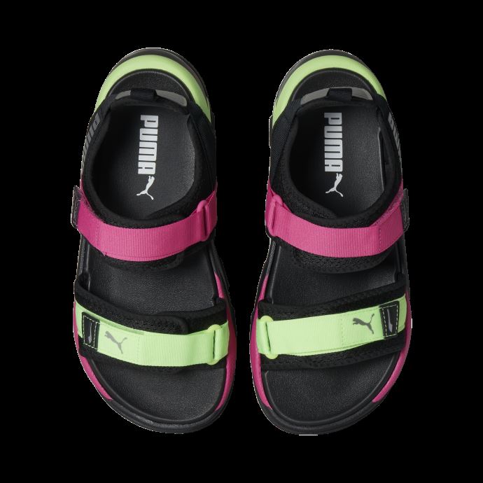 Puma Canada Rs-sandal Gid Sandales Pour Femmes Black-shocking Pink-fizzy Lime
