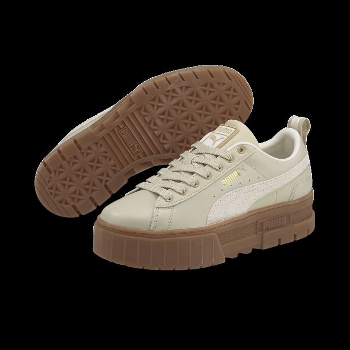 Baskets Puma Canada Putty-pristine-team Or Mayze Lth Pour Femme