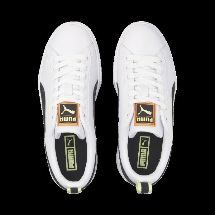 Baskets Puma Canada Mayze Pour Femmes Blanc-noir-lumière Pétillante
