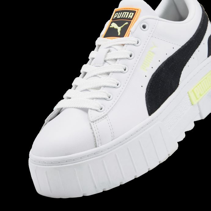 Baskets Puma Canada Mayze Pour Femmes Blanc-noir-lumière Pétillante
