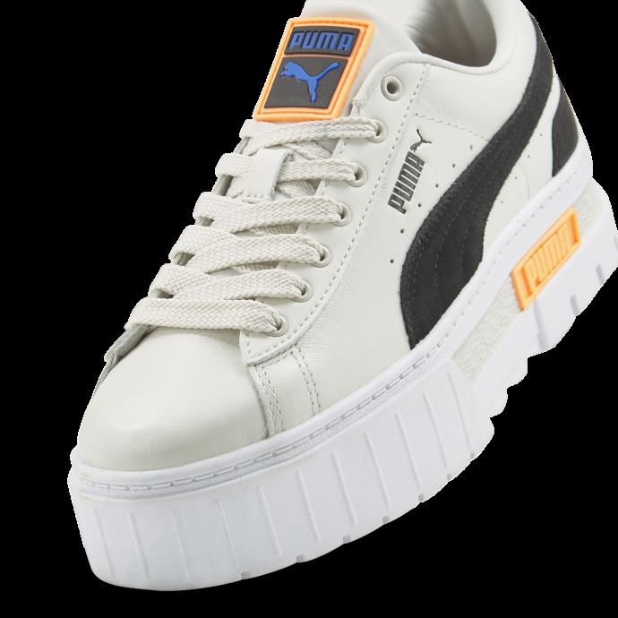 Baskets Puma Canada Mayze Gris-noir-néon Citron Pour Femme
