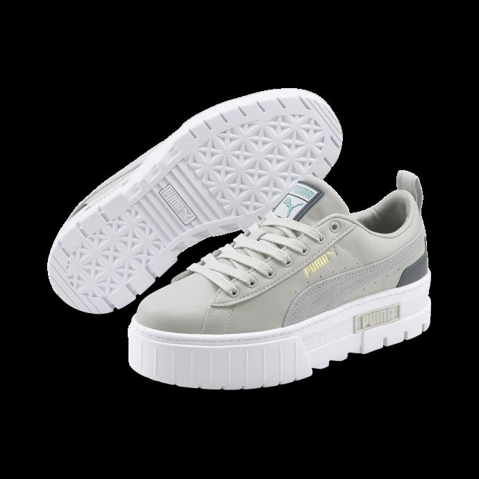 Baskets Puma Canada Mayze Gris-platine Gris-team Gold Pour Femme