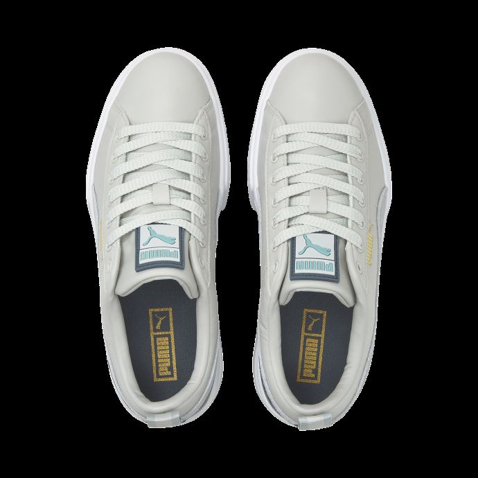 Baskets Puma Canada Mayze Gris-platine Gris-team Gold Pour Femme
