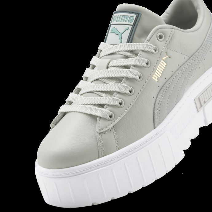 Baskets Puma Canada Mayze Gris-platine Gris-team Gold Pour Femme
