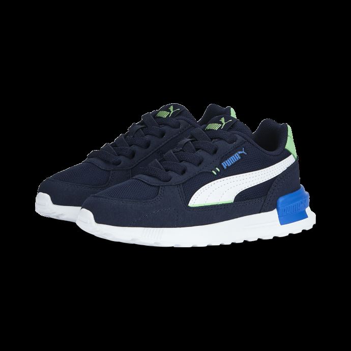 Baskets Enfant Graviton Ac Puma Canada Marine-vert D'été-bleu Victoria