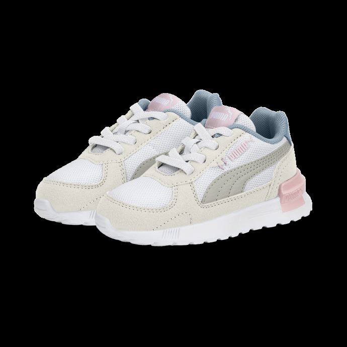 Puma Canada Graviton Ac Blanc-violet-bleu-fleur D'amandier Baskets Pour Bébés