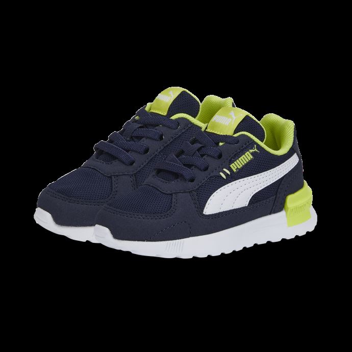 Baskets Graviton Ac Pour Bébés Puma Canada Peacoat-white-light Lime