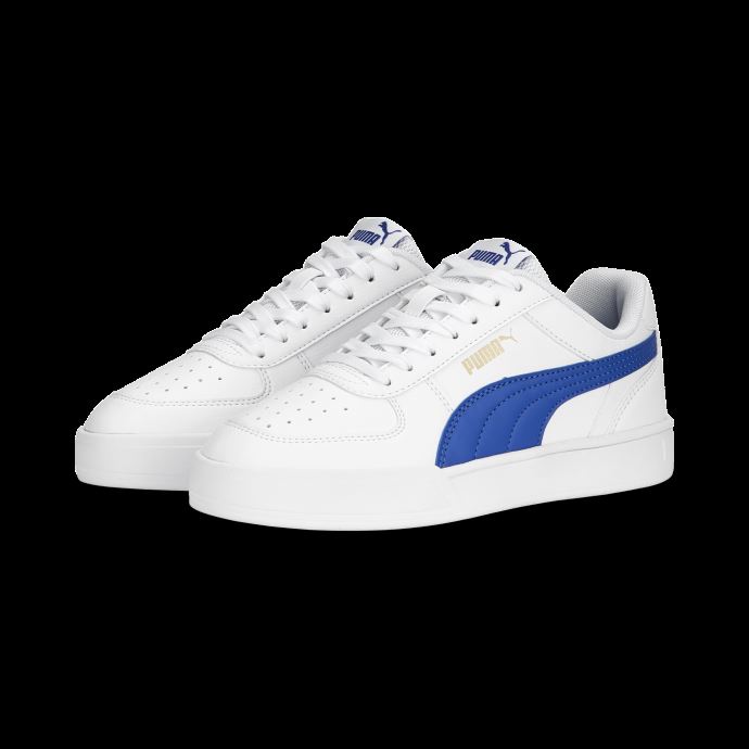 Puma Canada Caven Junior Baskets Blanc-royal Sapphire-gold