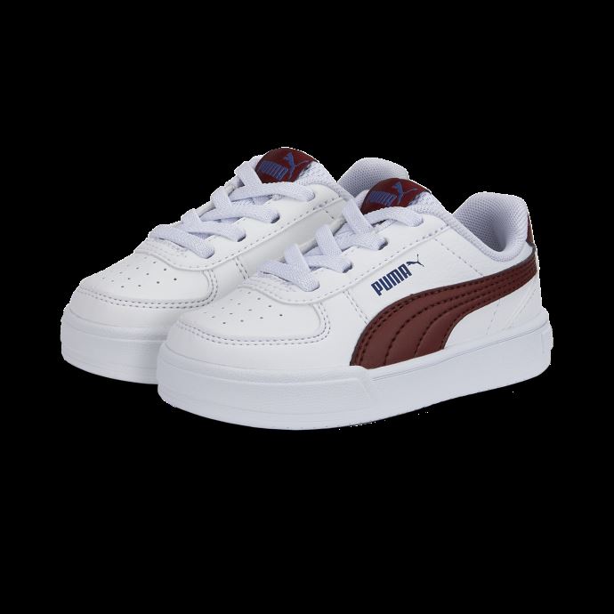 Caven Ac Baskets Bébé Puma Canada Blanc-rouge-bleu Flamboyant