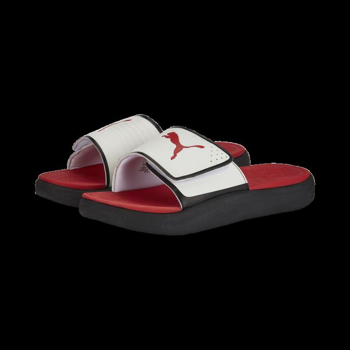 Claquettes Puma Canada Softride Noir-rouge-blanc Pour Hommes