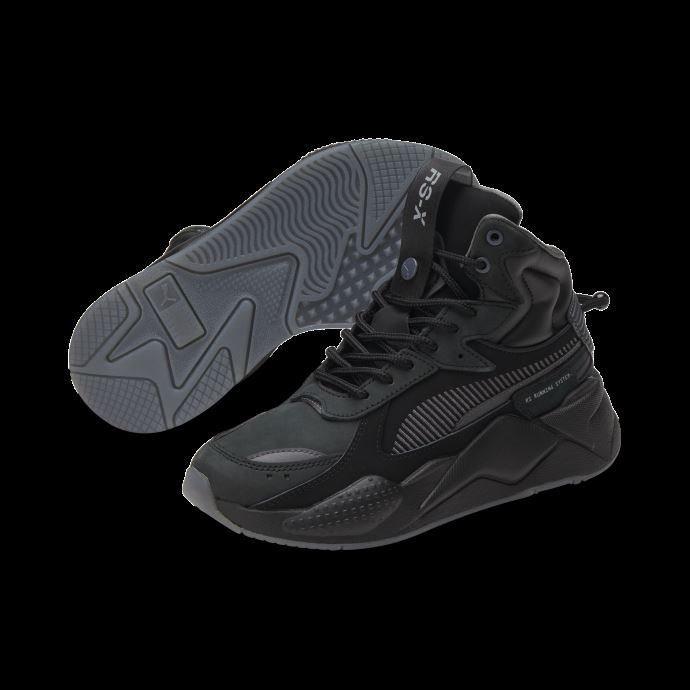 Baskets Rs-x Mid Militia Grands Enfants Puma Canada Black-asphalt-drizzle