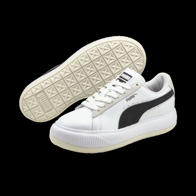 Baskets Mayu Mix Suède Blanc-marshmallow-noir Puma Canada