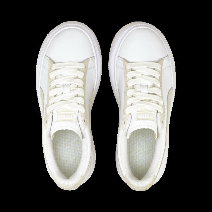 Daim Mayu Mix Baskets Femme Puma Canada Blanc-marshmallow
