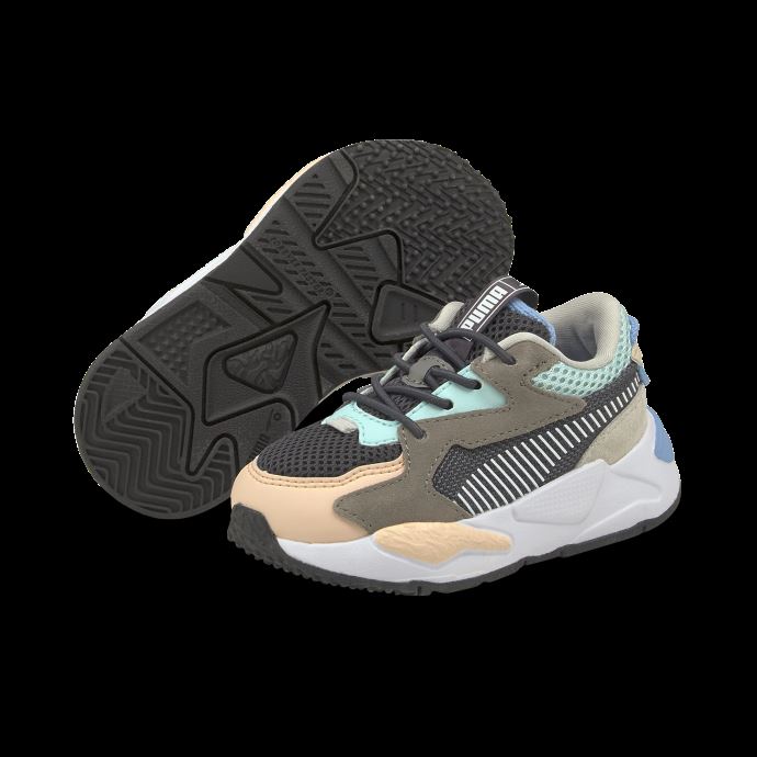 Baskets Puma Canada Rs-z Pour Tout-petit Pêche Parfait-ébène