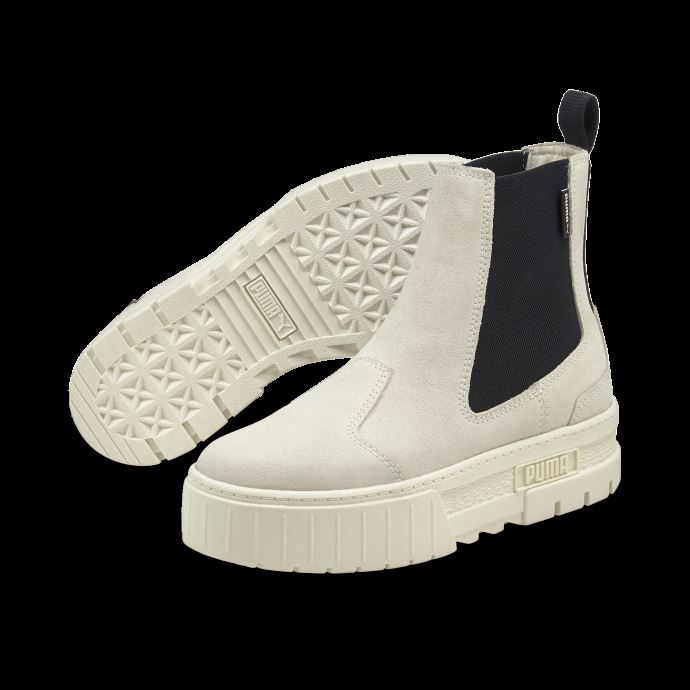 Puma Canada Mayze Chelsea Bottes En Daim Pour Femmes Marshmallow