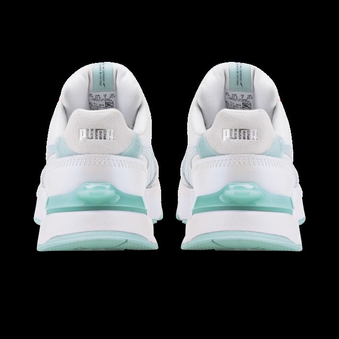 Baskets Femme Mirage Sport Glow Puma Canada Blanc-bleu Coquille D'oeuf
