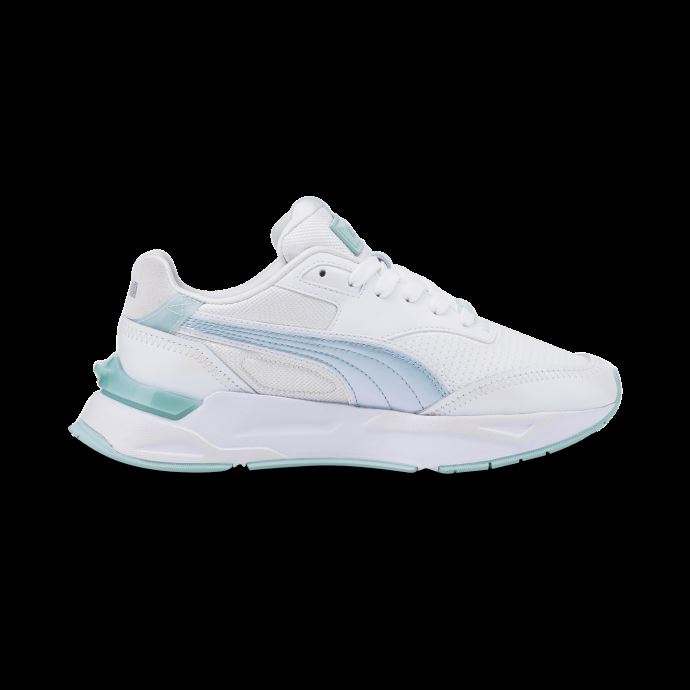 Baskets Femme Mirage Sport Glow Puma Canada Blanc-bleu Coquille D'oeuf

