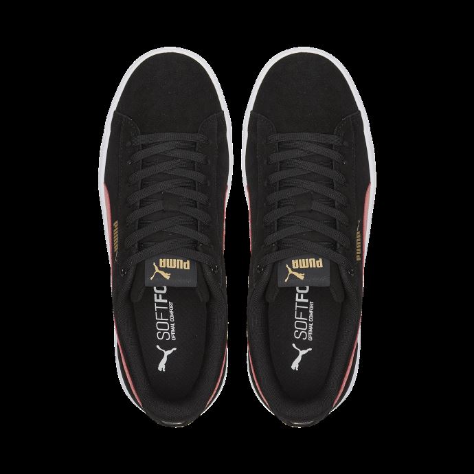 Baskets Vikky V3 Pour Femmes Black-carnation Pink-team Gold Puma Canada
