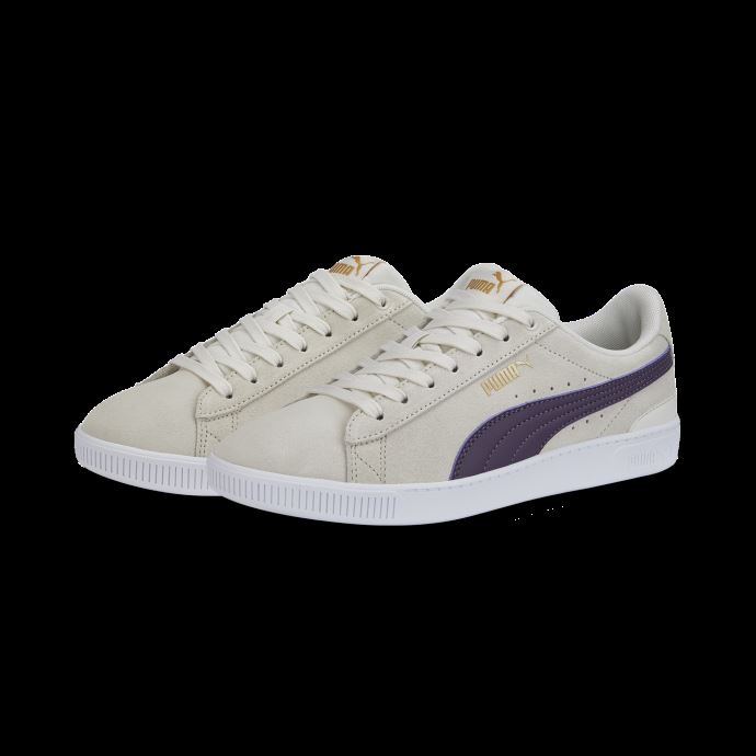 Puma Canada Vikky V3 Baskets Femme Gris-violet-team Gold