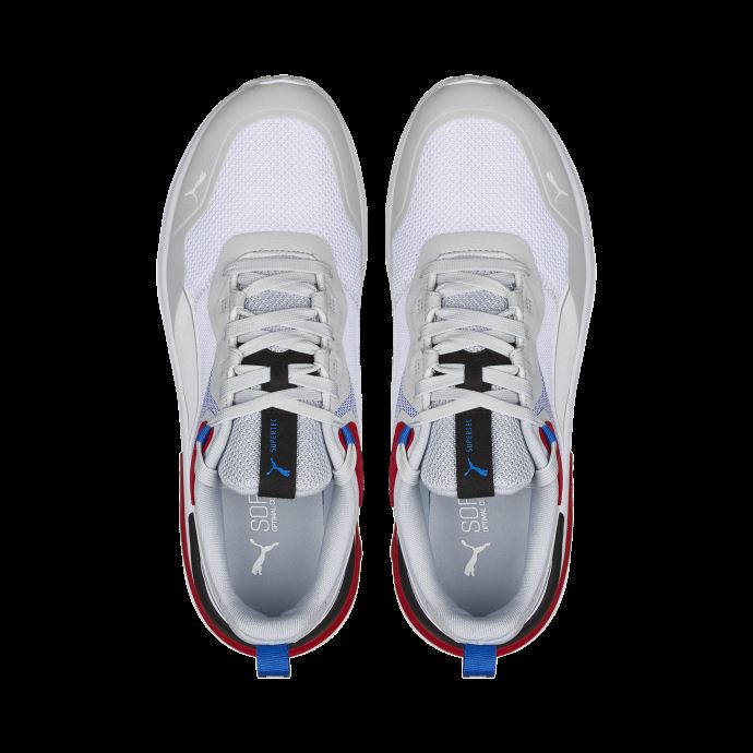 Baskets Puma Canada Supertec Gris-blanc-royal-rouge-blanc

