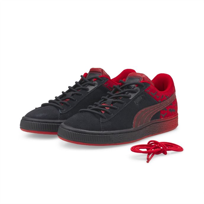 Puma Canada X Batman Daim Classique Baskets Jeunesse Noir