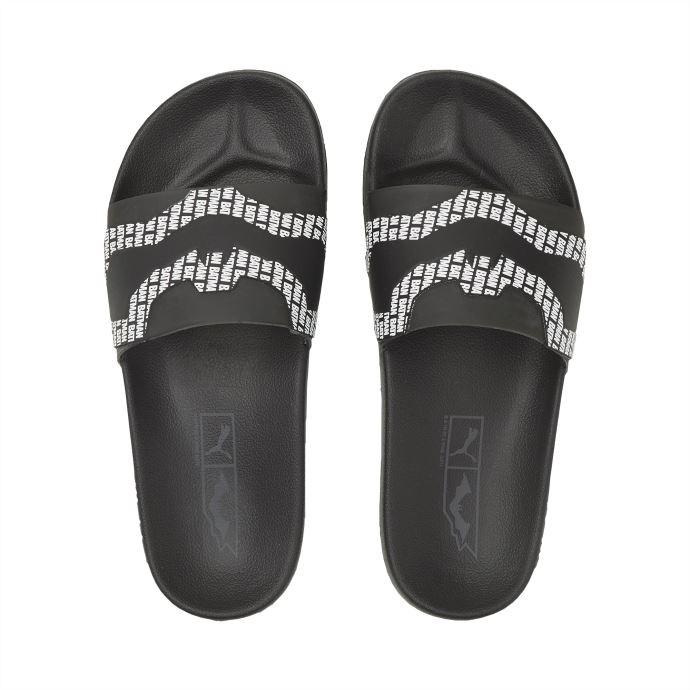 Puma Canada X Batman Leadcat 2.0 Sandales Pour Petits Enfants Black-iron Gate-fiery Red-white
