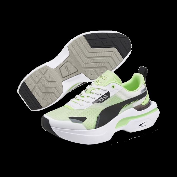 Baskets Kosmo Rider Pour Femmes White-fizzy Lime Puma Canada