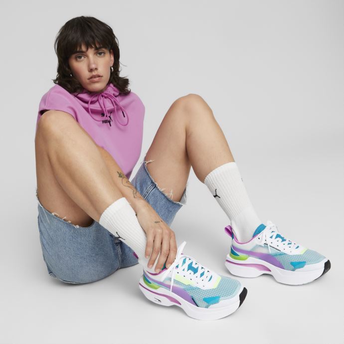 Baskets Aqua Kosmo Rider Blanc Clair Pour Femmes Puma Canada
