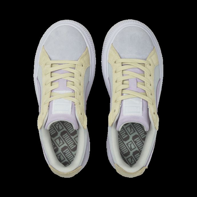 Puma Canada Daim Mayu Rare Baskets Femme Ice Flow-blanc-nimbus Cloud
