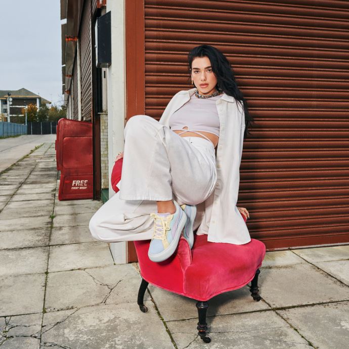 Puma Canada Daim Mayu Rare Baskets Femme Ice Flow-blanc-nimbus Cloud
