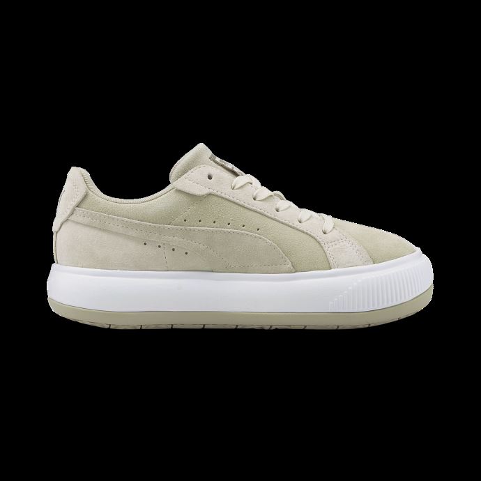 Puma Canada Putty-white-whisper Blanc Suède Mayu Rare Baskets Femme
