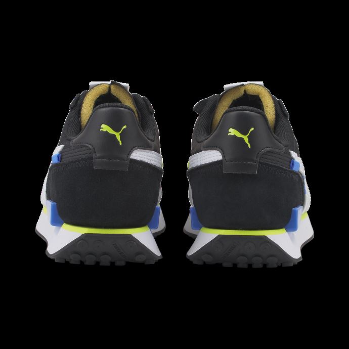 Future Rider Displace Trainers Black-White-Lime Squeeze
