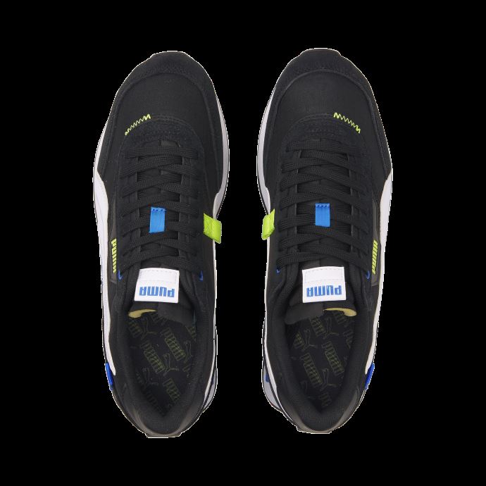 Future Rider Displace Trainers Black-White-Lime Squeeze
