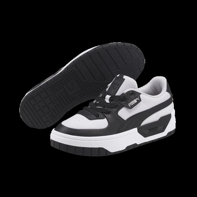 Puma Canada Cali Dream Lth Baskets Femme Noir Blanc
