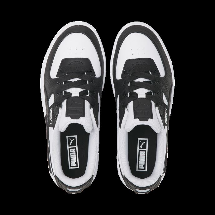 Puma Canada Cali Dream Lth Baskets Femme Noir Blanc
