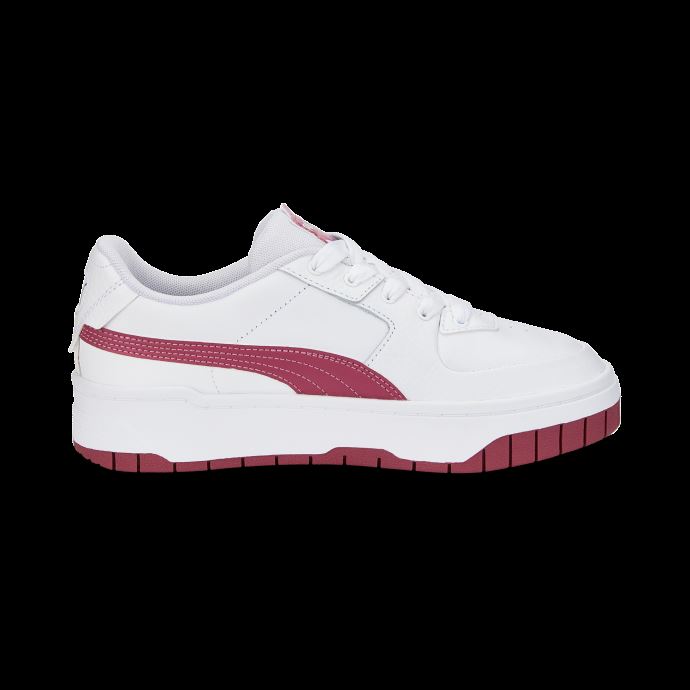 Baskets Cali Dream En Cuir Blanc Orchidée Poussiéreuse Pour Femmes Puma Canada
